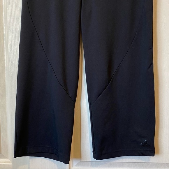 Adidas Climalite Wide Leg Cropped Capris Medium - Picture 4 of 16